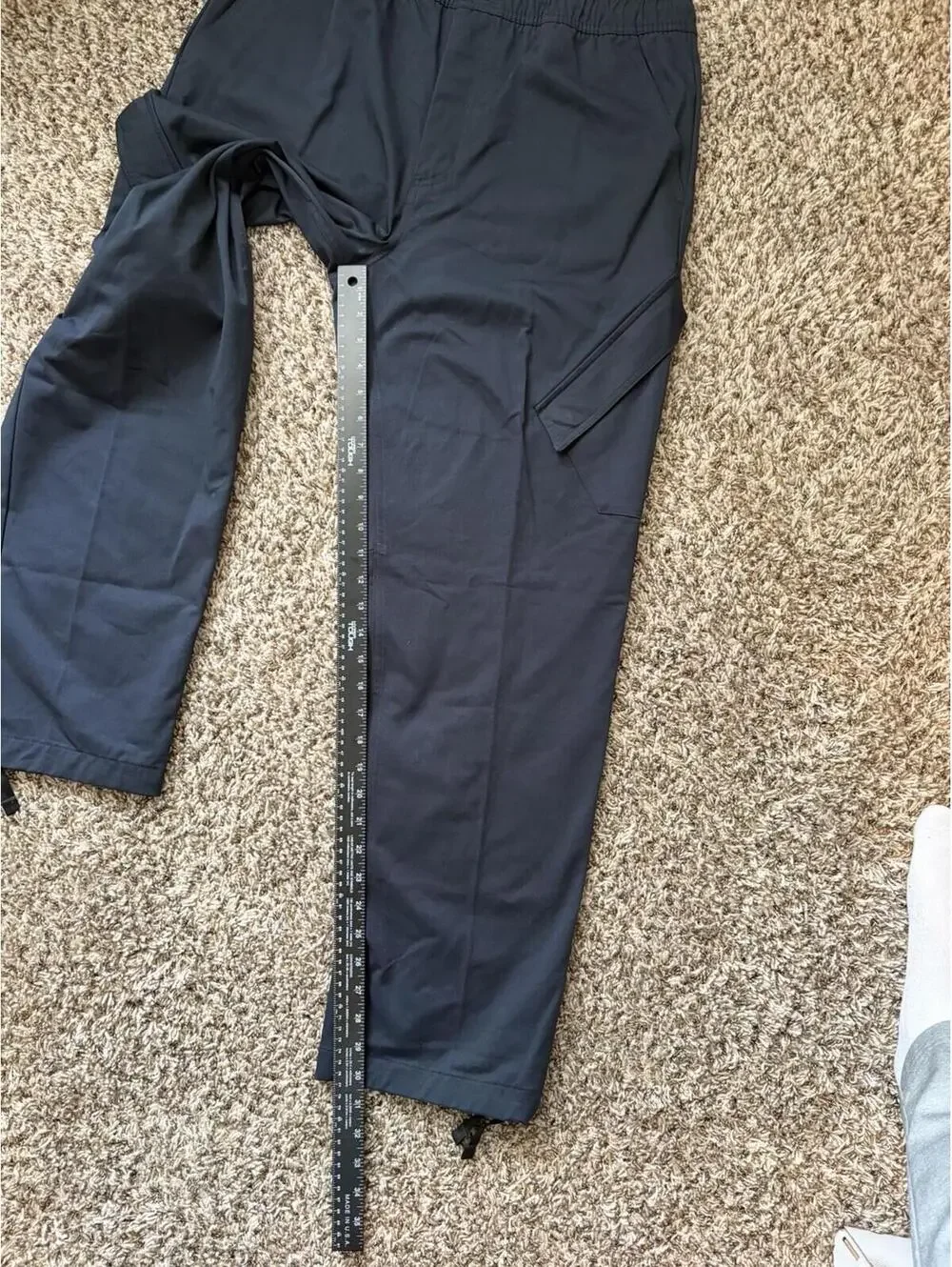 Jordan Men’s Black Woven Track Cargo Pants Basketball Athletic Large FB7305-010